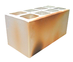 Aparente Canto 9x14x24 Branco/Mesclado